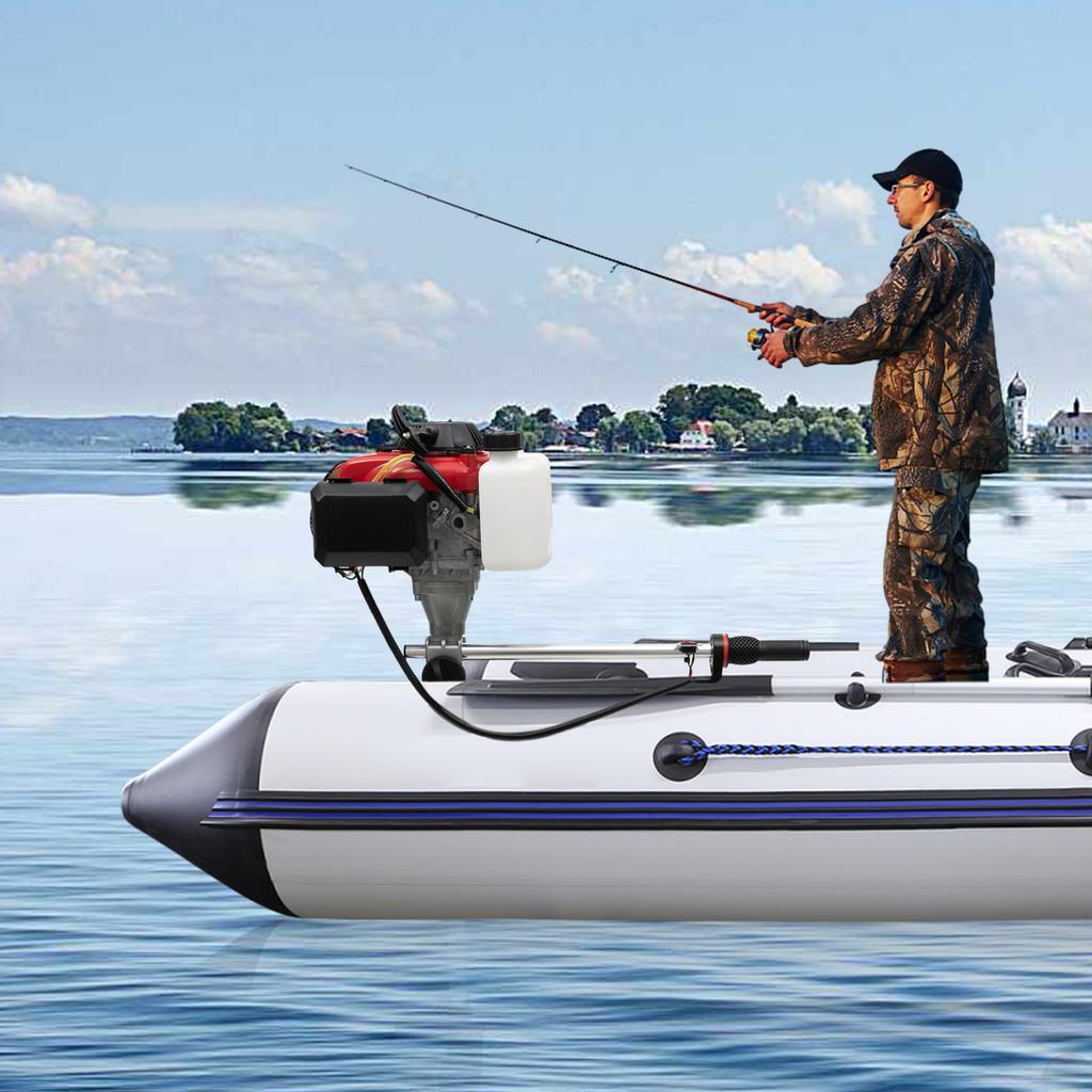 1.6KW 4 Stroke Outboard Motor High Power Inflatable Boat Engine External Hanging Marine Electric Thrusters Propeller