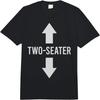 Tricou Greu pentru Adulți, Două Locuri, Două Locuri, 2 Locuri, Două Locuri, Culori Confort