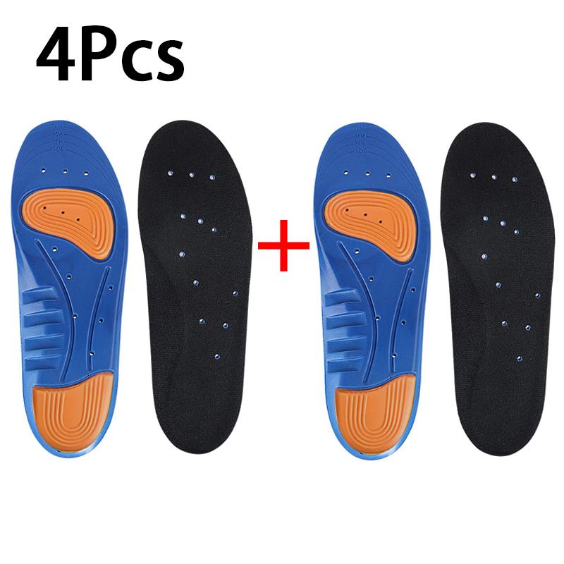 Men's Breathable Basketball Insoles Shock-Absorbing Heel Sports Running Outdoor 1Pair/2Pair New