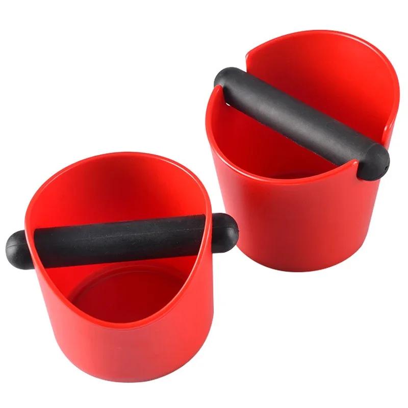 Nádoba na klepání na kávu, Nárazuvzdorná nádoba na espresso pro mlýnek na kávu pro baristy, Protiskluzový koš na odpadky na espresso