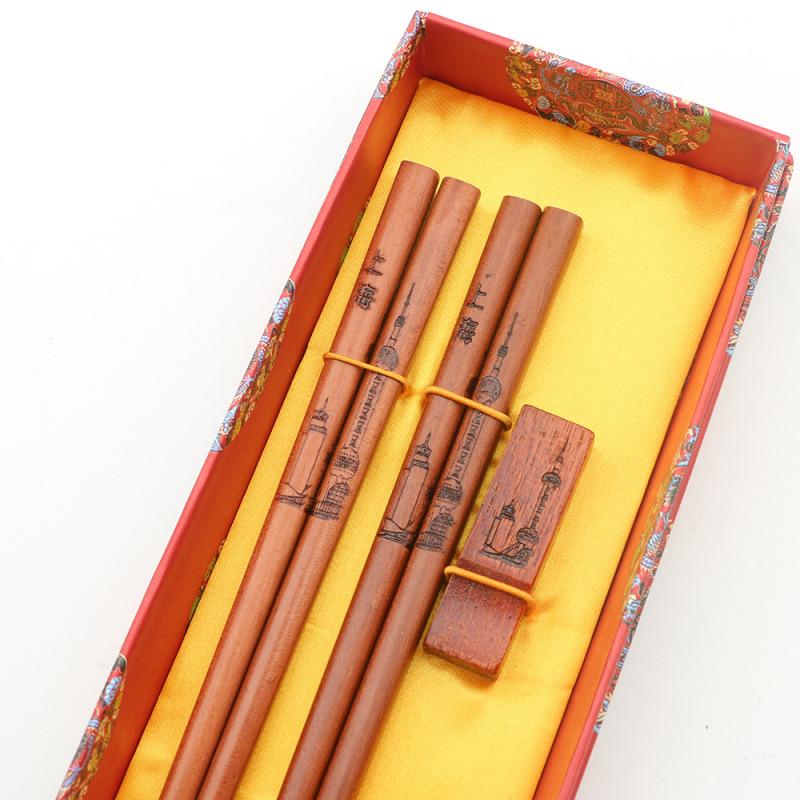 Dragon Pattern Wooden Chopsticks - Ideal for Business, Weddings, Travel, and Special Occasions