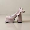 High heels princess single shoes Mary Jane shoes women 2025 summer new fashion versatile French retro design sense