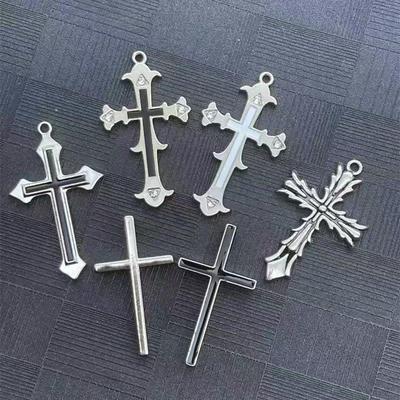Alloy Cross Charms & Keychain Accessories for DIY Jewelry