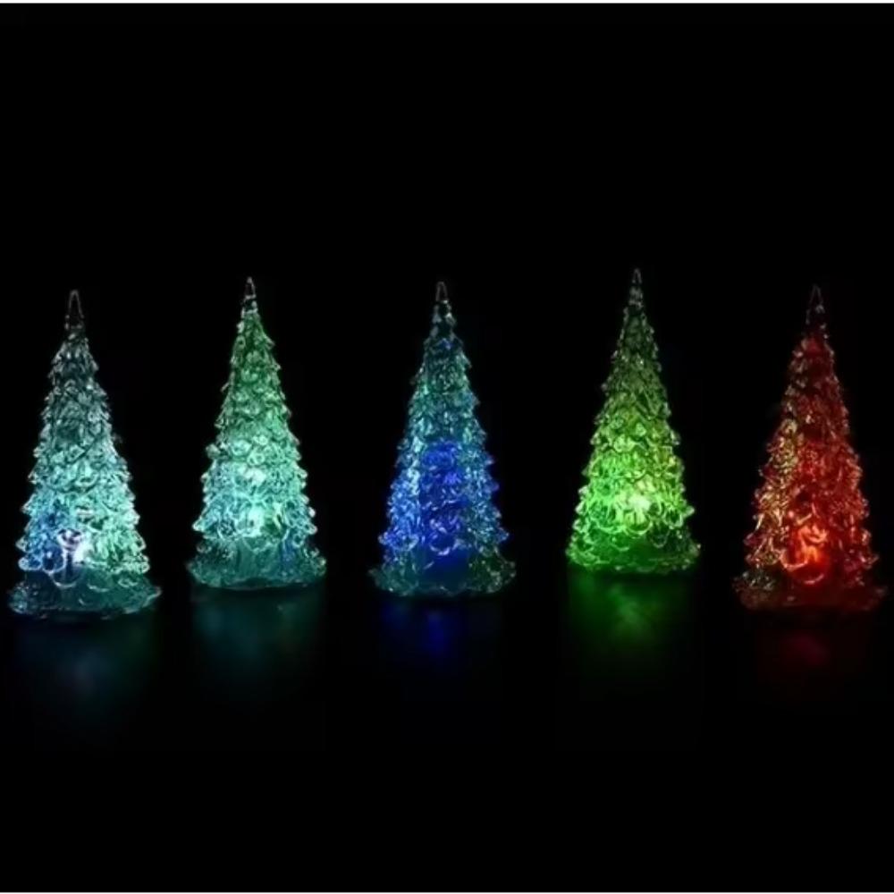 Colorful Light Night Light Flashing Tabletop Lamp Christmas Tree LED Light  New Year