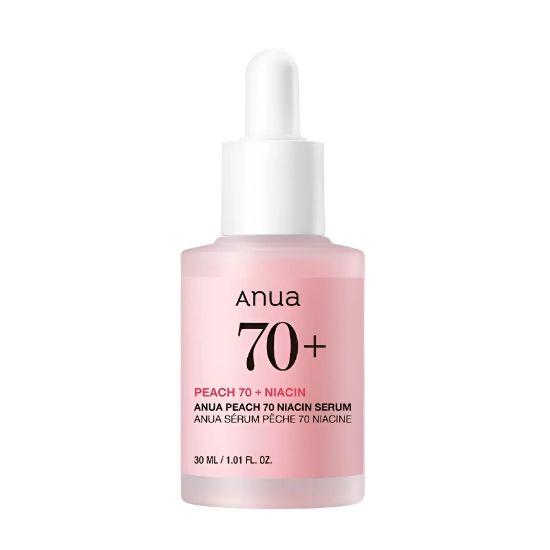 Anua Peach 70 Niacinamide Brightening Tone-Up Serum Korean Glow Serum 30ml