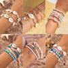 Sweet Starfish Shell Bracelet Jewelry Bohemia Bracelet Set Ocean Style Hand Chain  Vacation