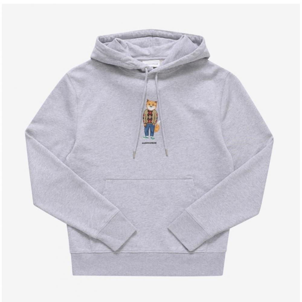 MaiSon KitSune Lm00304km0001 H120 DreSSed Fox Print Men S Hoodie