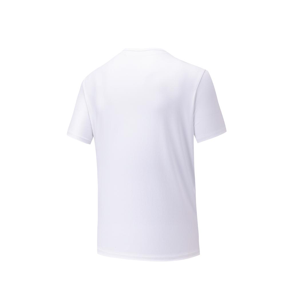Anta Training Series Short Sleeve Knitted T-Shirt Men Tops Pure-White 152637111-1