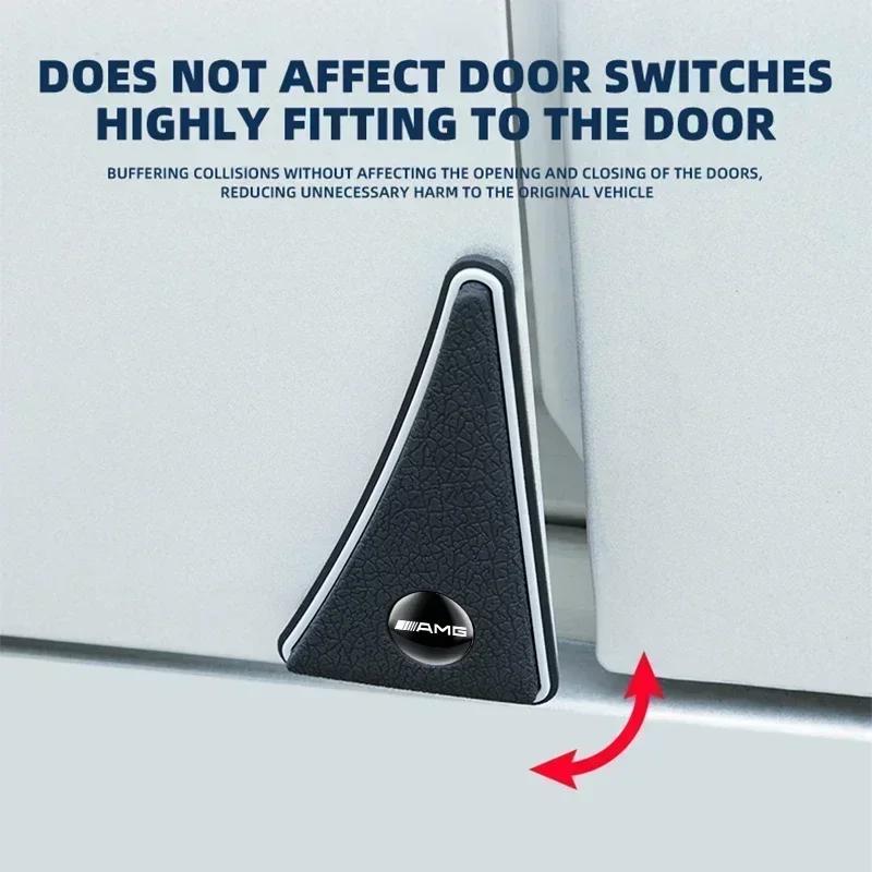 2pc Car Door Protector Anti-collision Strip Sticker Corner Cover Accessories For Mercedes Benz AMG W124 W202 W203 W204 W210 W211 CP2