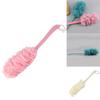 Long Handle Bath Body Back Shower Brush With Soft Loofah For Exfoliating Skin Clarity And Health