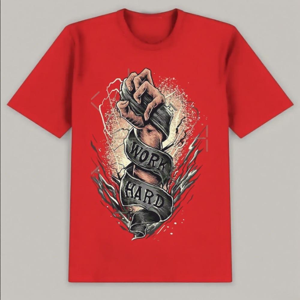 Emerging Art Daily Style Trend Printing Cotton Short-sleeved T-shirt Women's New Street Style Couple Tide Brand Breathable Tops