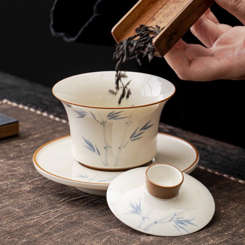Handun Hand-Painted Ceramic Gongfu Tea Set