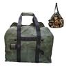 FLYFLYGO Firewood Carrying Bag, 2-Way, Extra-Thick Paraffin Canvas, Large Capacity, Waterproof, Fireproof, Firewood Carrying Bag (2-Way)