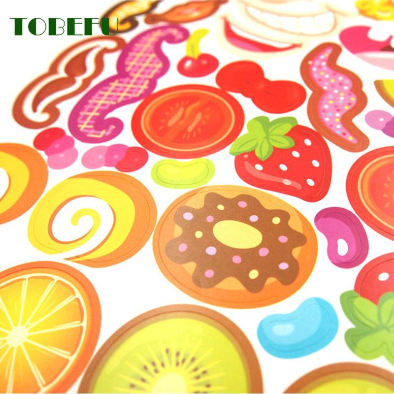 9Pcs/Set Diy Stickers Make-A-Face Princess Animal Dinosaur Assemble Toys Children Puzzle Games For Girls Kids Training Gifts Gxe