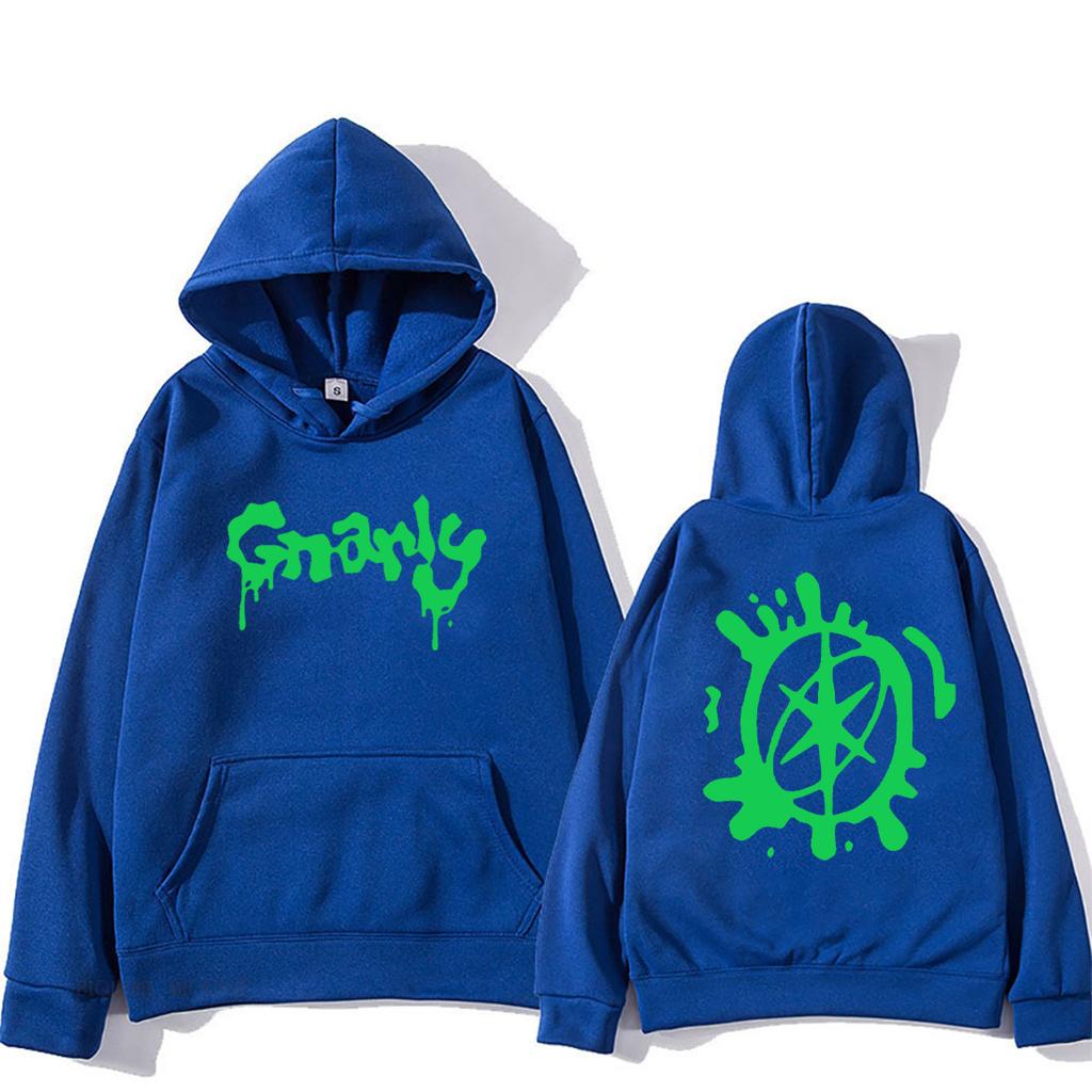 Sweat à capuche homme Green-drip Imprimé Texte Néon Slime Devant, Grande Étoile Verte Éclaboussée Graphique au Dos, Sweat à Capuche Pullover en Polaire Épaisse pour Tenues Quotidiennes Urbaines