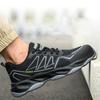 Mens Casual Breathable Steel Toe Covers Work Safety Shoes Summer Tooling Security Boots Outdoor Worker Safe Sneakers Protection
