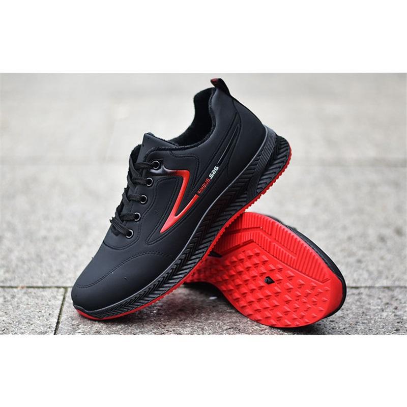 Men's Waterproof Sports Shoes Leather Casual Air Cushion Running Men's Shoes Sneakers
