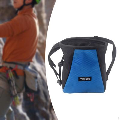 Adjustable And Wear-resistant Chalk Bag, Drawstring Pouch for Weightlifting Gymnastics.