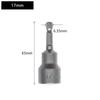 Grey Socket Wrench Chrome Vanadium Steel Easy Handling