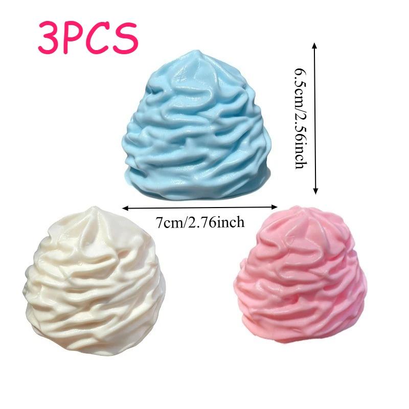 Tabas Squishy Kokosölcreme Rollkuchen Fidget Spielzeug Weiche Cremrolle Tragbarer Squishy Knet-Stressabbau Angstabbau Spielzeug