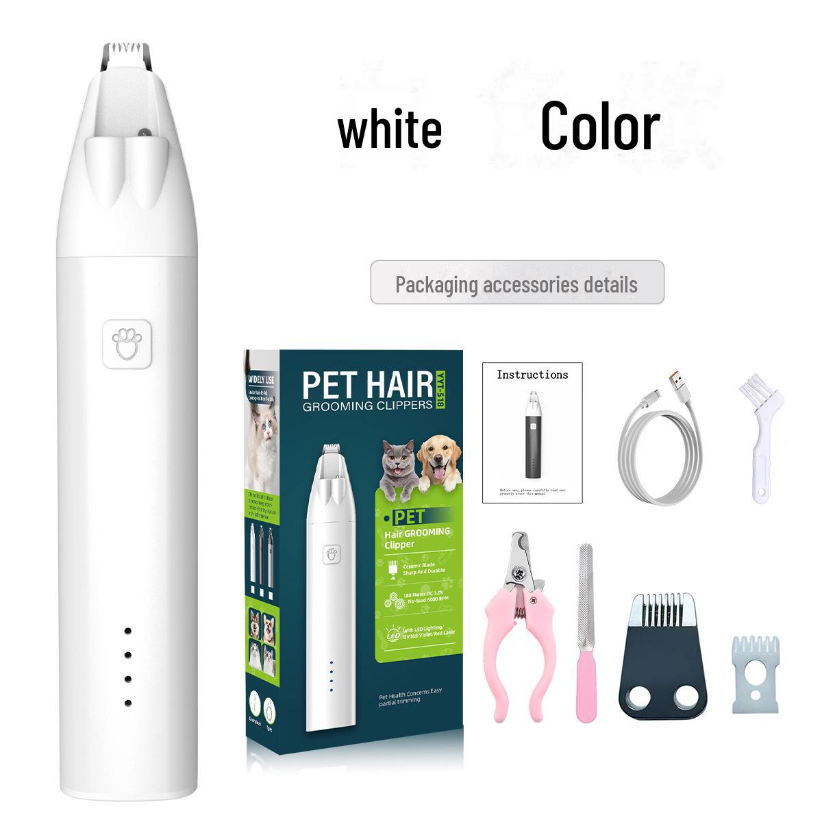 

Електричні машинки для гоління домашніх тварин з ультрафіолетовим світлом та лазером для котів