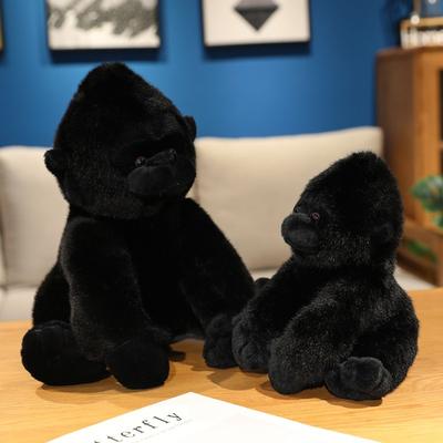 Simulation Chimpanzee Plush Toy Small Sitting Orangutan Doll Zoo Travel Souvenir Children'S Toy