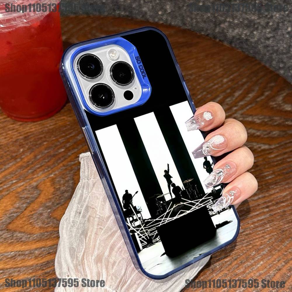 COOL Band P-Paramore Phone Case For iPhone 17,16,15,14,13,12,11,Mini,Pro,E,SE4,XS,MAX Blue Candy Matte Cover