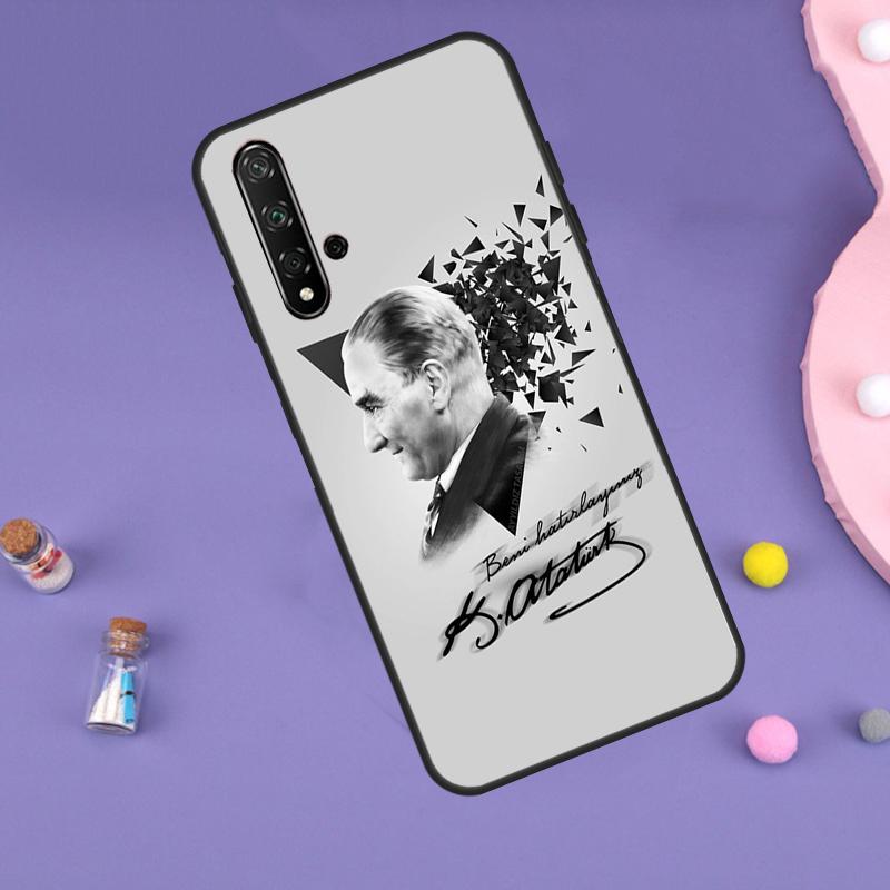 

Turkey Mustafa Kemal Ataturk For Huawei Nova 7i 8i 11i 12i 12s 9 10 SE Y60 Y61 Y70 Y72 Y73 Y90 Y91 P20 P40 P30 Lite Case Huawei P30 Pro