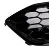 ST Stil Glänzend Schwarz Mesh Frontstoßstangengrill Passend für Ford Focus MK4 2018-2021
