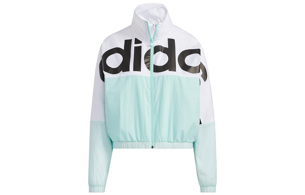 Adidas Neo Jackets Women s Clear Mint Green Stand Collar Thin Other GP5424 S