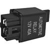 FLS821 Relay 12V 40A (Pack Of 2) - Universal SPST 4-Pin Heavy Duty Automotive Relay