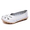 Fashion Women Shoes For Summer Flats Soft Leather Shoes Flat Slip On Loafers Women Casual Shoes Breather Moccasins Nursing Size 44