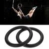 Gymnastic Gym Rings Adjustable Fitness Muscle Strength Training Straps Hoop