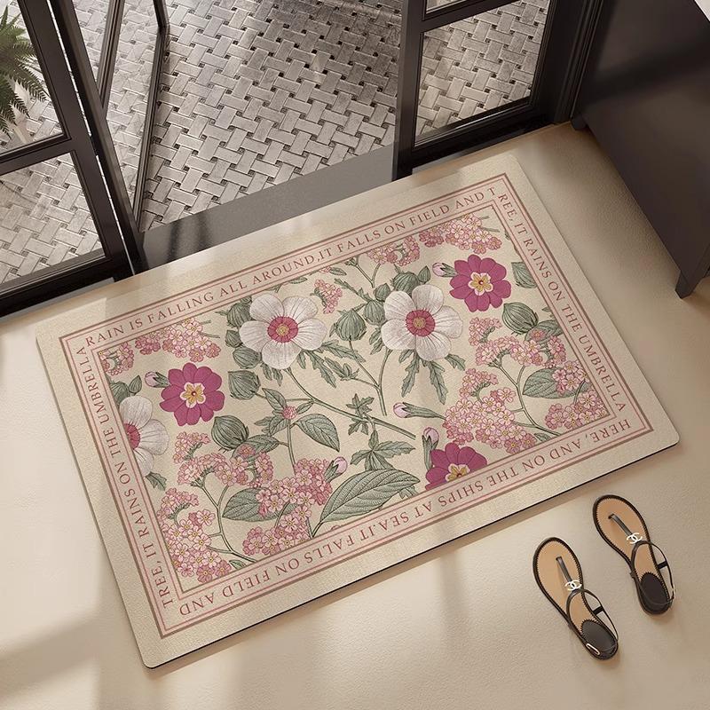 Amerikaanse Badmat Diatomeeënaarde Deur Absorberende Mat Sneldrogende Antislipmat Toiletdeur Deur Voetmat 60 * 90
