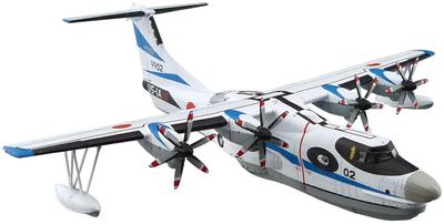 Aoshima Bunka Kyozaisha Aircraft Maritime Force Rescue Squadron Prototype Plastic Model 1/144 No.2 Self-Defense US-2