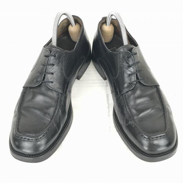 Tyskland Lloyd Tungt Läder U-tå 26.5 Svarta Finskor Affärsskor(BEGAGNAD)