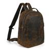 Crazy Horse Leather 14-Inch Retro Men's Backpack Laptop Bag