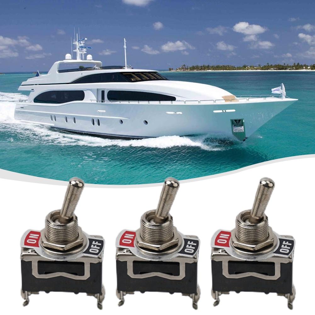 12V SPST For Toggle Switch with Silver Contacts 50000 Cycle Mechanical Life