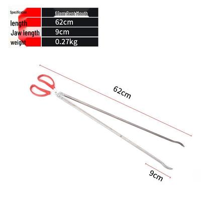 Black Scorpion 62cm Stainless Steel Crab & Fish Grabber Tongs