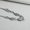 Thorn Love Gothic Necklace Red Heart Heart Necklace Fashion Skull Claw Pendant  Jewelry Party