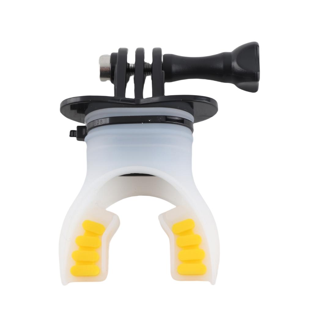 Mouth Bite Mount Surfing Diving Skating for XiaoYi Action Camera (Black)