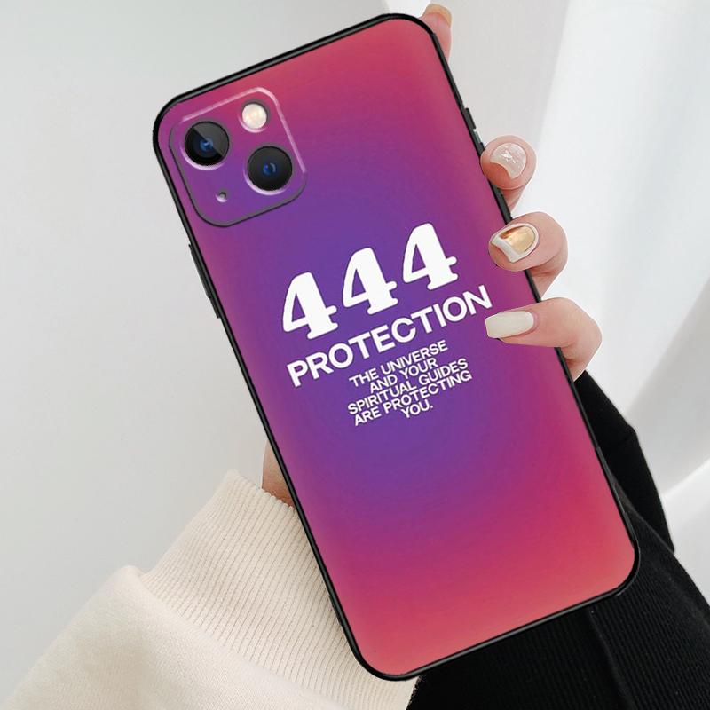 Angel Numbers Phone Case For iPhone 11 12 13 14 15 16 Pro XS Max Mini Cover For iPhone X XR Plus Back Case