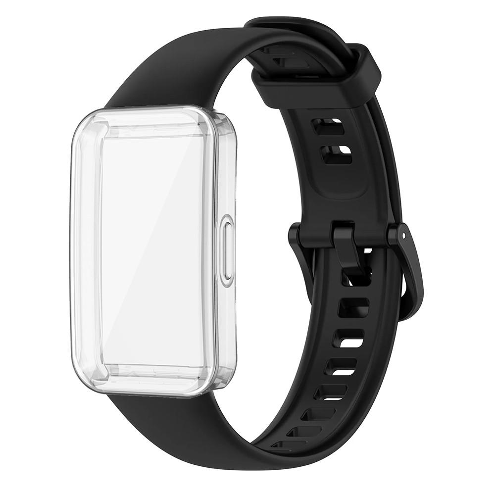 Band For Huawei Band 10 9 8 Strap Accessories Replacement Sport Bracelet Correa Huawei Band 10 9 8 Soft Case+Silicone Wristband