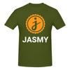 Jasmy Coin Cryptocurrency Fitness Tshirt Niche Lazy Style Classic Colors Cotton Tee