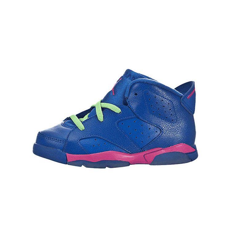 

Детские кроссовки Air Jordan 6 Retro BT Game Royal Синий Белый-Яркий-Розовый-Светло-Ясный-Зеленый 384667-439