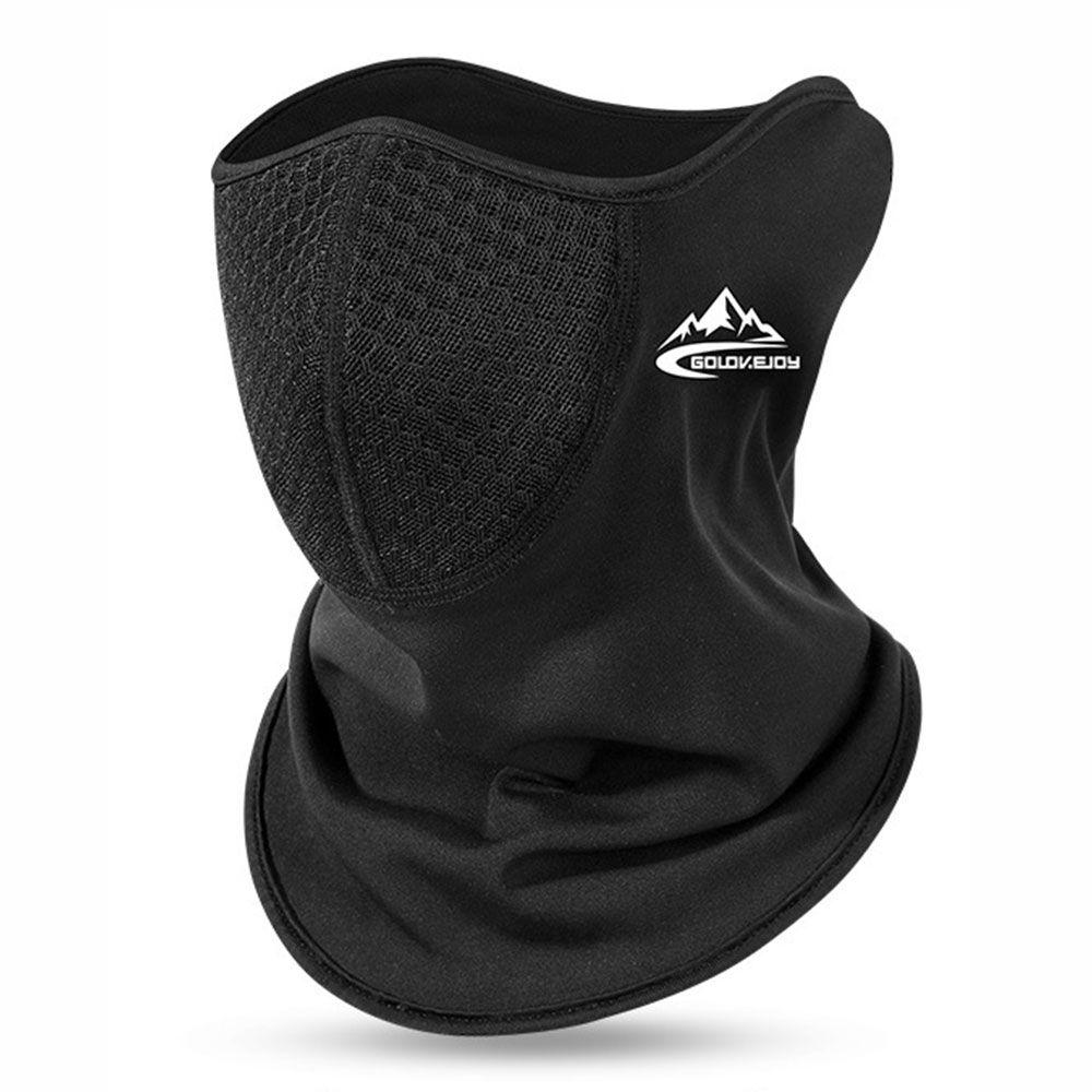 

Running Warm Outdoor Sports Ear Protection Hood Neck Brace Motorcycle Face Mask Balaclava Scarf Cap чёрный