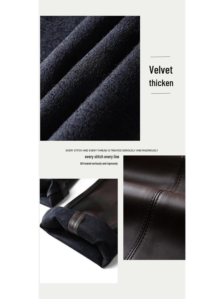 Women's High Waist Slimming PU Leather Flare Pants - Autumn/Winter 2024