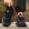 Rotary Buckle Climbing Trekking Shoes Man Breathable Mesh Men's Outdoor Hiking Shoes Anti-slip Walking Camping Sport Trail Shoes