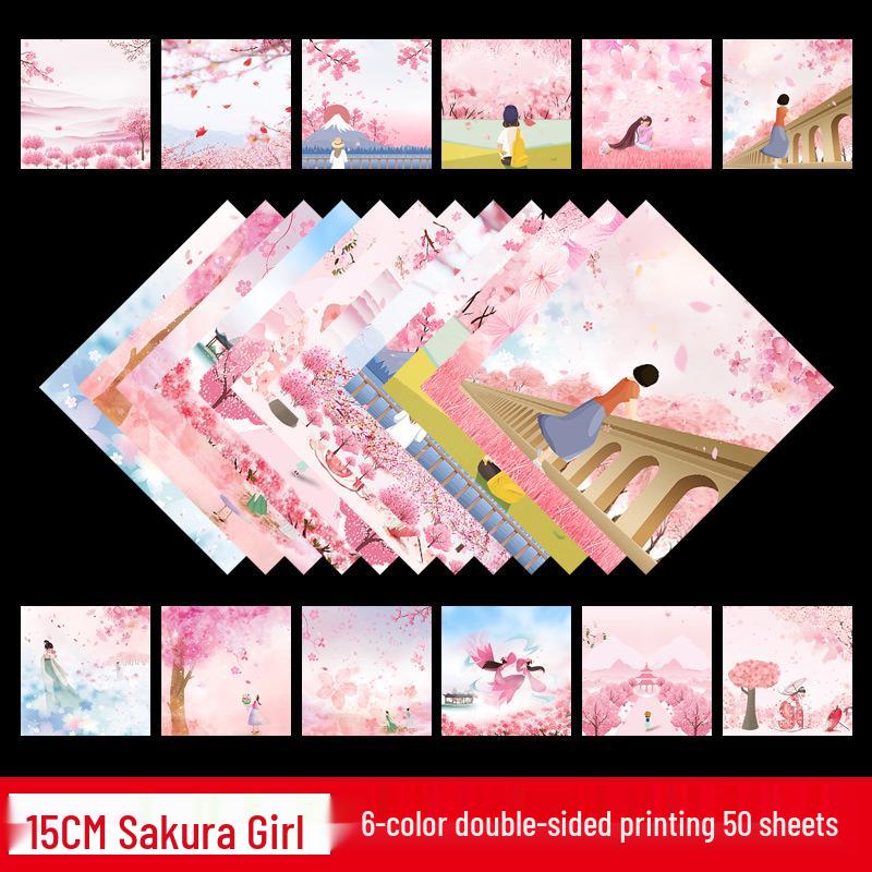Starry Sky Constellation Origami Paper - Double-Sided Colored Craft Paper for Kids