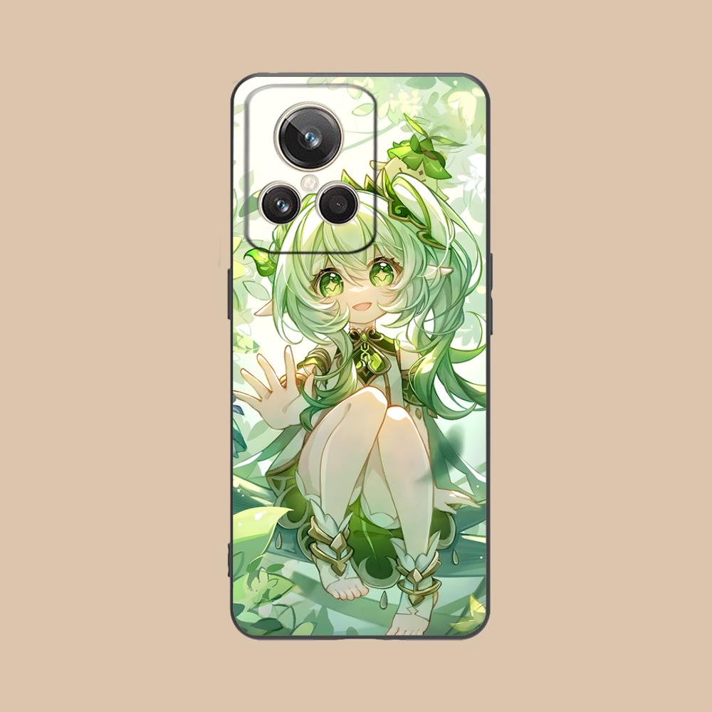 Game GI Nahida Matte TPU Mobile Phone Case for Realme GT 8 Neo Pro C75 73 71 C67 65 C55 53 C35 31 C20 15 Colorful Cover